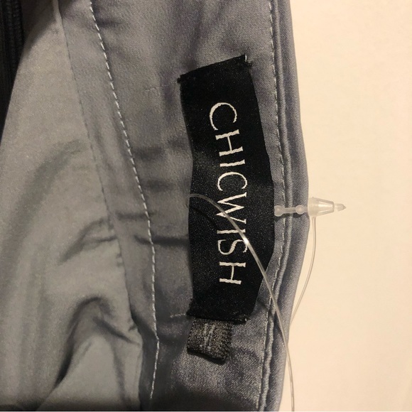 Chicwish Grey Satin Top and Skirt Set - Picture 9 of 16